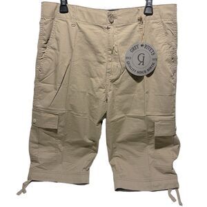Grey Rivets Men’s Messenger Cargo Shorts
